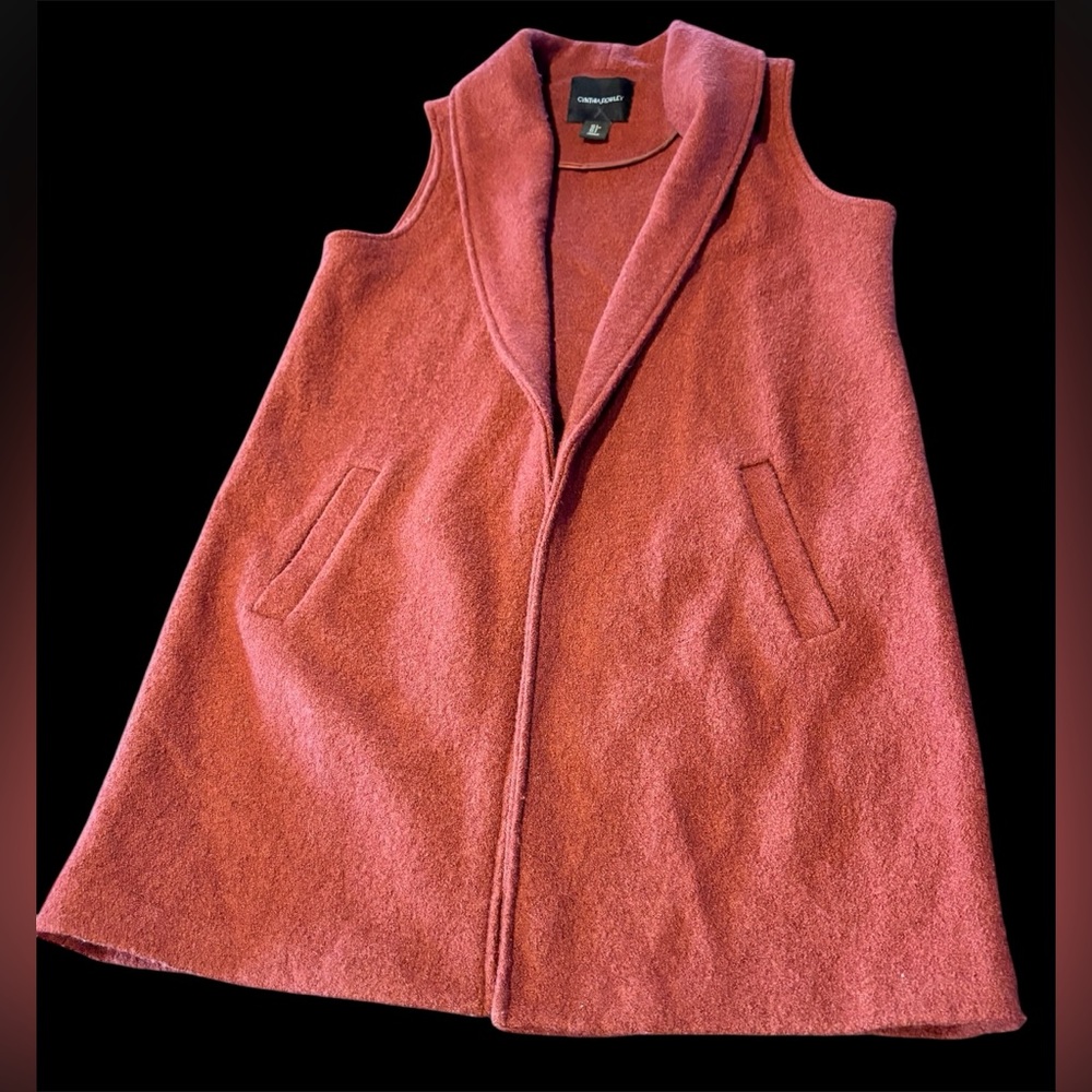 ⭐️Cynthia Rowley Wool Blend Duster Vest⭐️